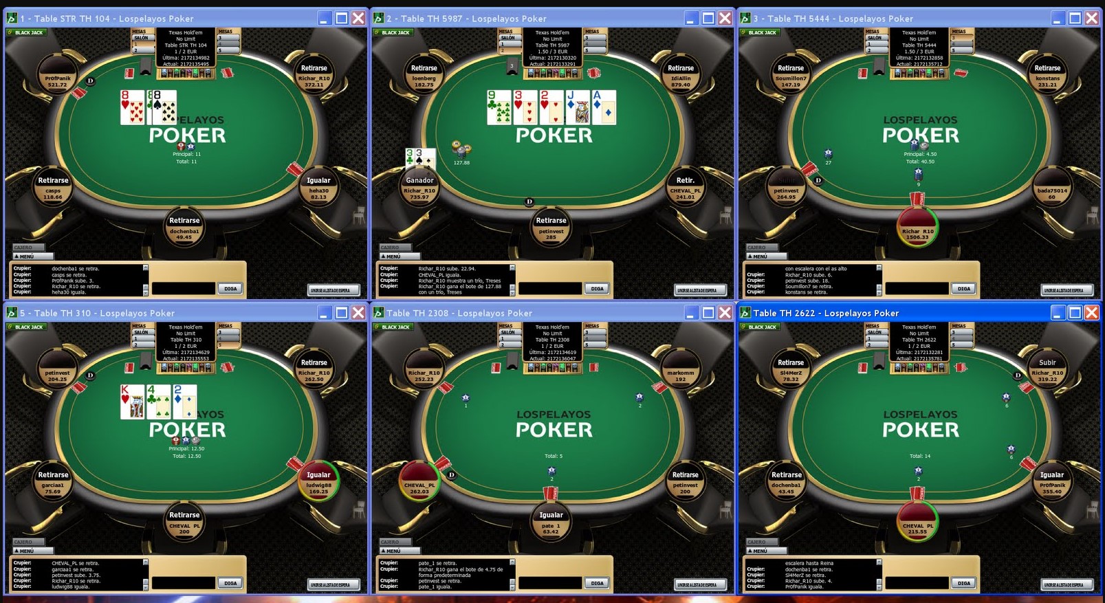Mesa de Poker Virtual