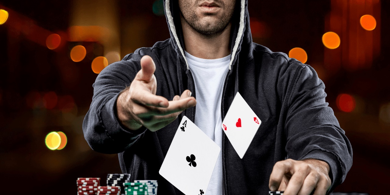 Покер каре на столе