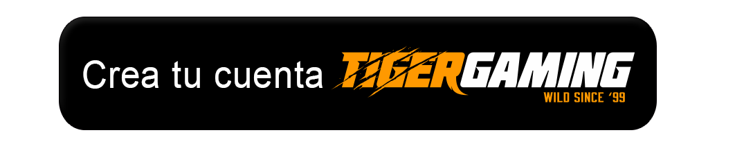 Botón que dice Crea tu cuenta TigerGaming